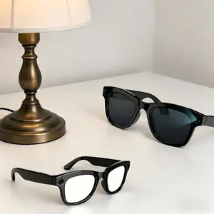 UltraLightweight SmartGlasses 1080P 4K Camera EIS AntiShake 30 Languages AI AR Navigation GPS Fitness Health Monitoring TR90/PC Material - Local