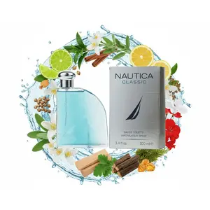 Nautica Classic Eau de Toilette for Men - Fresh Herbal Citrus Woody Chypre Aromatic Scent - 100ml - Ideal for Daytime Spring Summer Use
