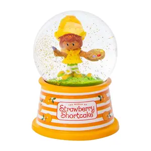 Orange Blossom Strawberry Shortcake Mini Snow Globe