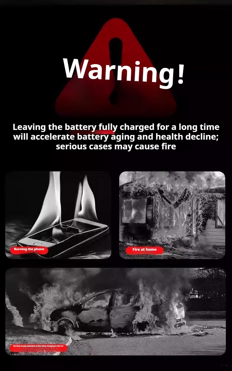 140W Physical-Disconnect Battery Guard, Anti-Overcharge Protection for Safe Overnight Charging, Smart Auto Stop Charging Protector , Universal for Phones, Laptops & Tablets, Full Battery Auto Disconnect, Overcharge Protection