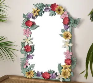 Ode to Color by Lori Weitzner Iron Flower Mirror