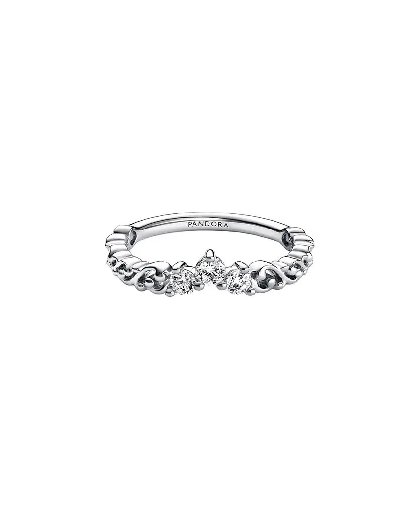 Pandora Moments Silver CZ Stackable Ring