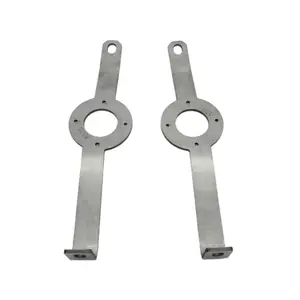 JML Kustoms - Stainless Steel Lower Bumper Support Bracket w/ Watermelon Light Mount for 20" Inch Bumpers for Kenworth