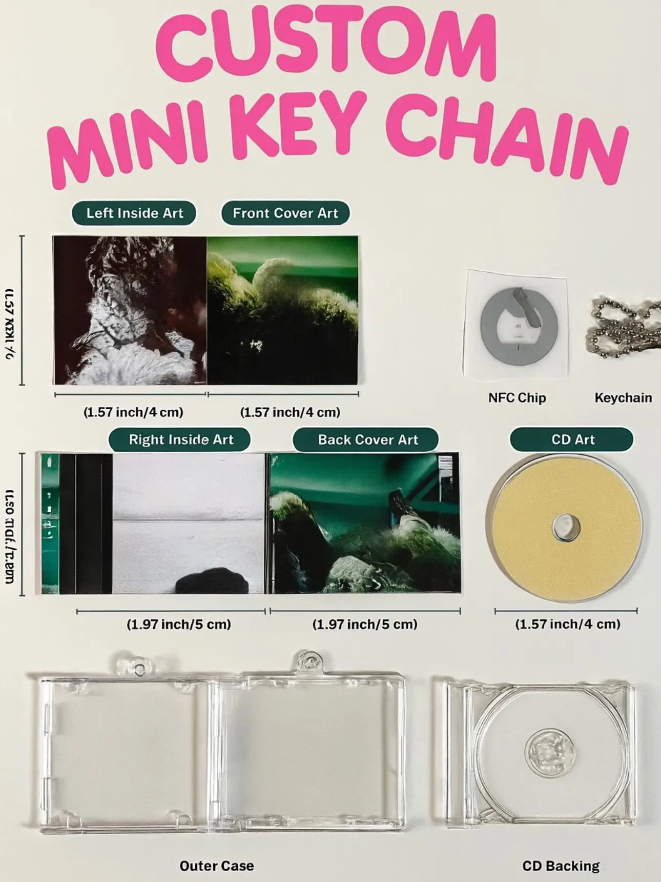 mini cd keychain set up - TikTok Shop