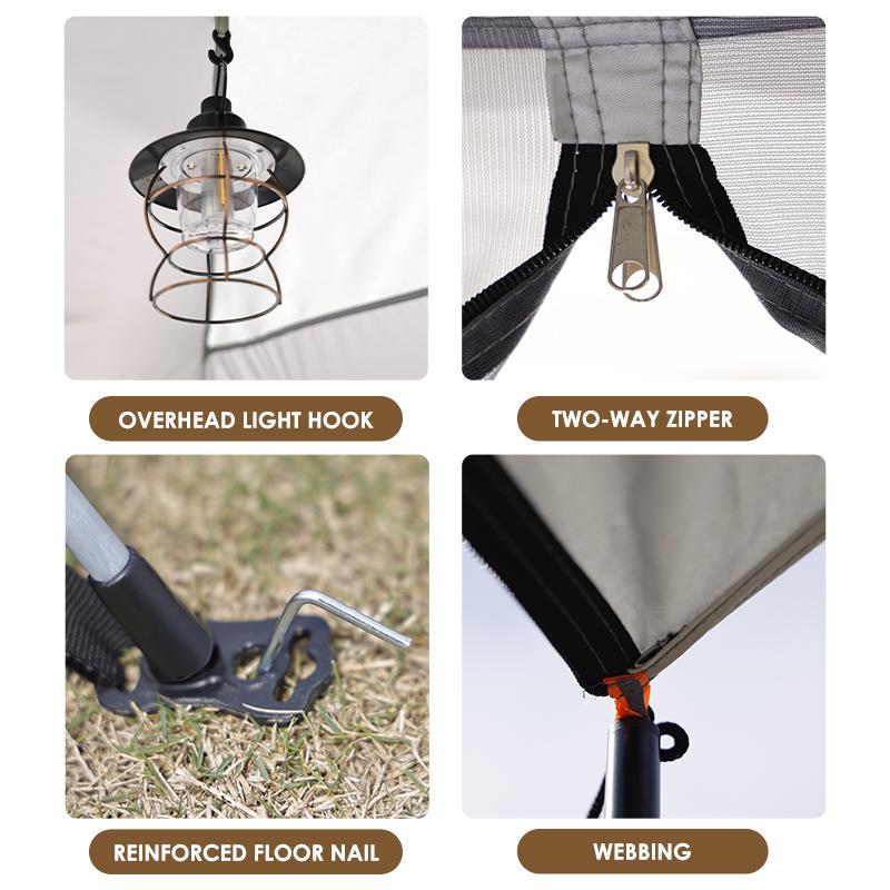 4 Person Easy Pop Up Tent outdoor camping tent Waterproof Automatic Setup 2 Doors-Instant Family Tents for Camping Hiking & Traveling Outdoor