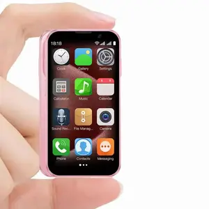 3-inch mini pocket smartphone with HD touch screen, 3G  Android 9 smartphone， 2+16GB RAM, dual SIM dual standby, 2MP+5MP dual camera, supports WiFi, Bluetooth, GPS, and calls.Suitable for children's portable phone