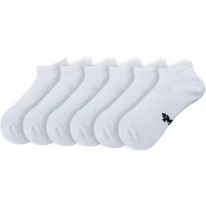 +MD 6 Pairs Bamboo Viscose Ankle Socks for Women and Men, Smell Control Cushioned Sole Casual Low Cut Socks