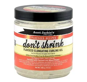 Don't Shrink Elongating Hair Curling Gel for Natural Curls, Helps Prevent Dryness and Flaking, 15 oz