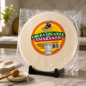 Oblea Gigante De Amaranto.Giant Amaranth Wafer Oblea Gigante De Amaranto.Giant Amaranth Wafer