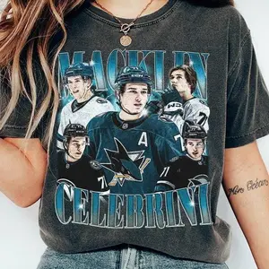 Macklin Celebrini Sharks Bootleg Vintage Shirt