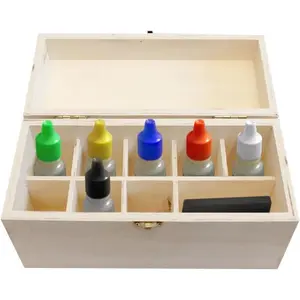 Gold Test Acid Testing KIT for 10K 14K 18K 22K Silver Platinum with Stone and Wooden Box