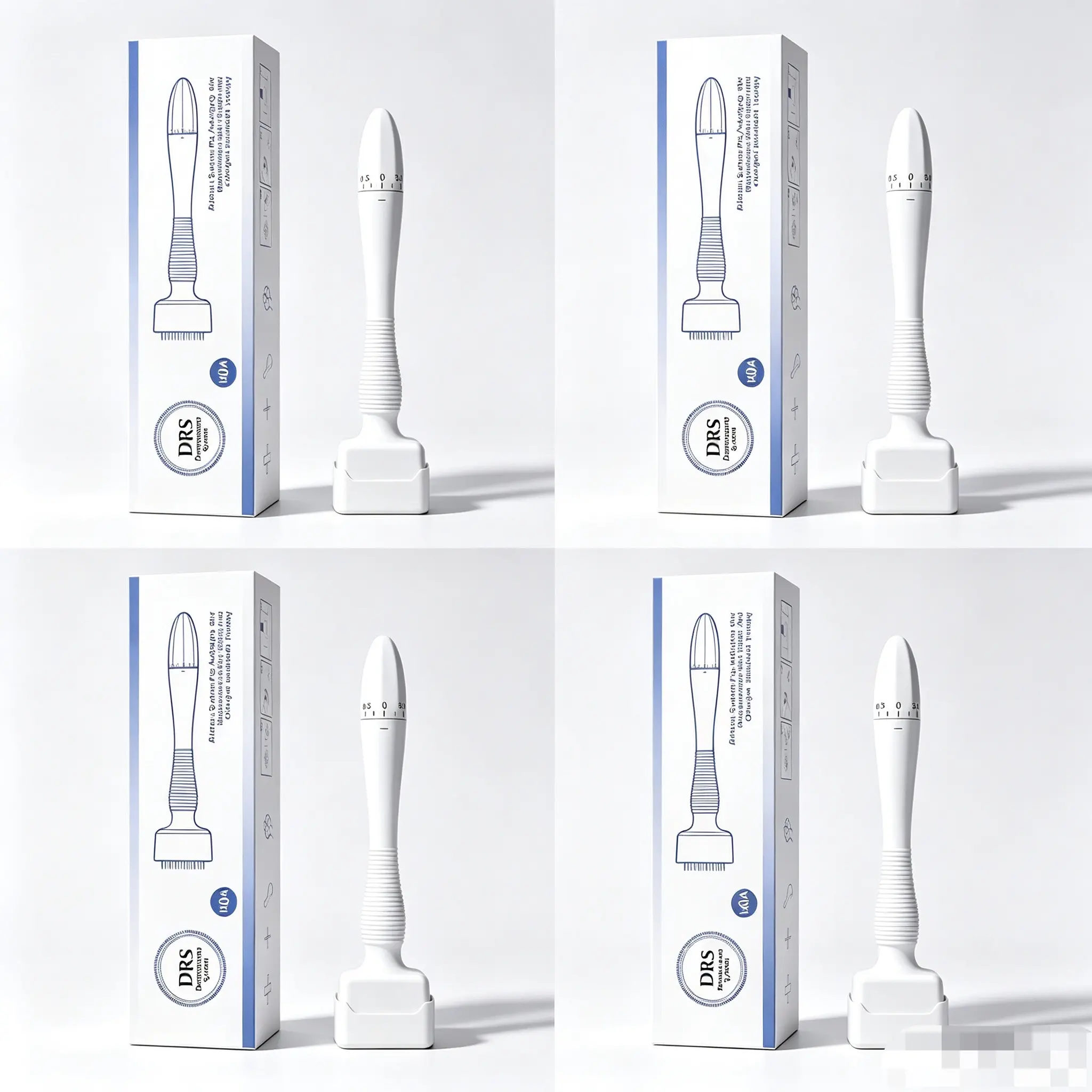 1PCS-4PCS  Beaty Professional Adjustable Derma Stamp: 0.25mm-3.0mm Precise Depth Control |   Best Derma Roller Alternative for Face, Hair & Beard Growth |   Collagen Boost Skin Care Starter Kit