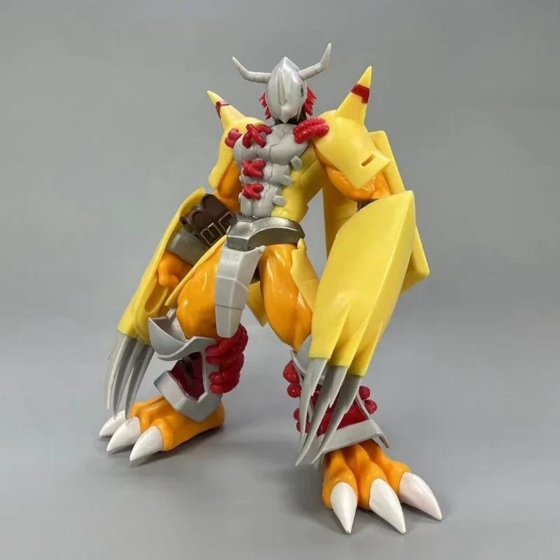 19cm PVC Black War Greymon Action Figure, Digimon Adventure Anime Model Toy for Boys, Action Figures