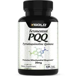 PQQ Supplement Veggie Capsules - Purified Mitochondrial Biogenesis Energy Optimizer