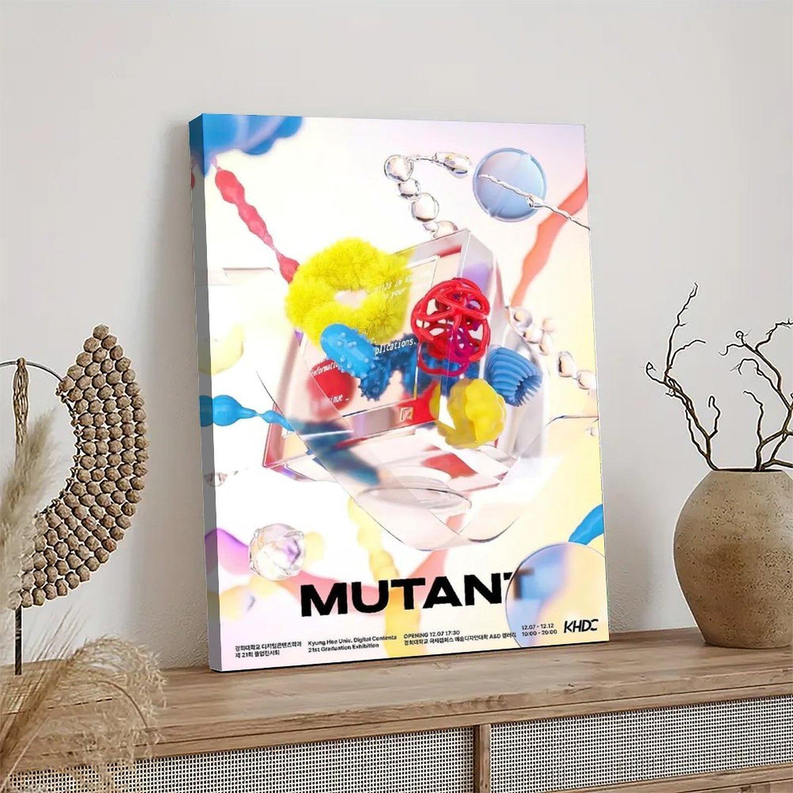 MUTANT VISUALDESIGN Poster Decorative Painting Canvas Wall Art Picture Print Modern Family Bedroom Decor