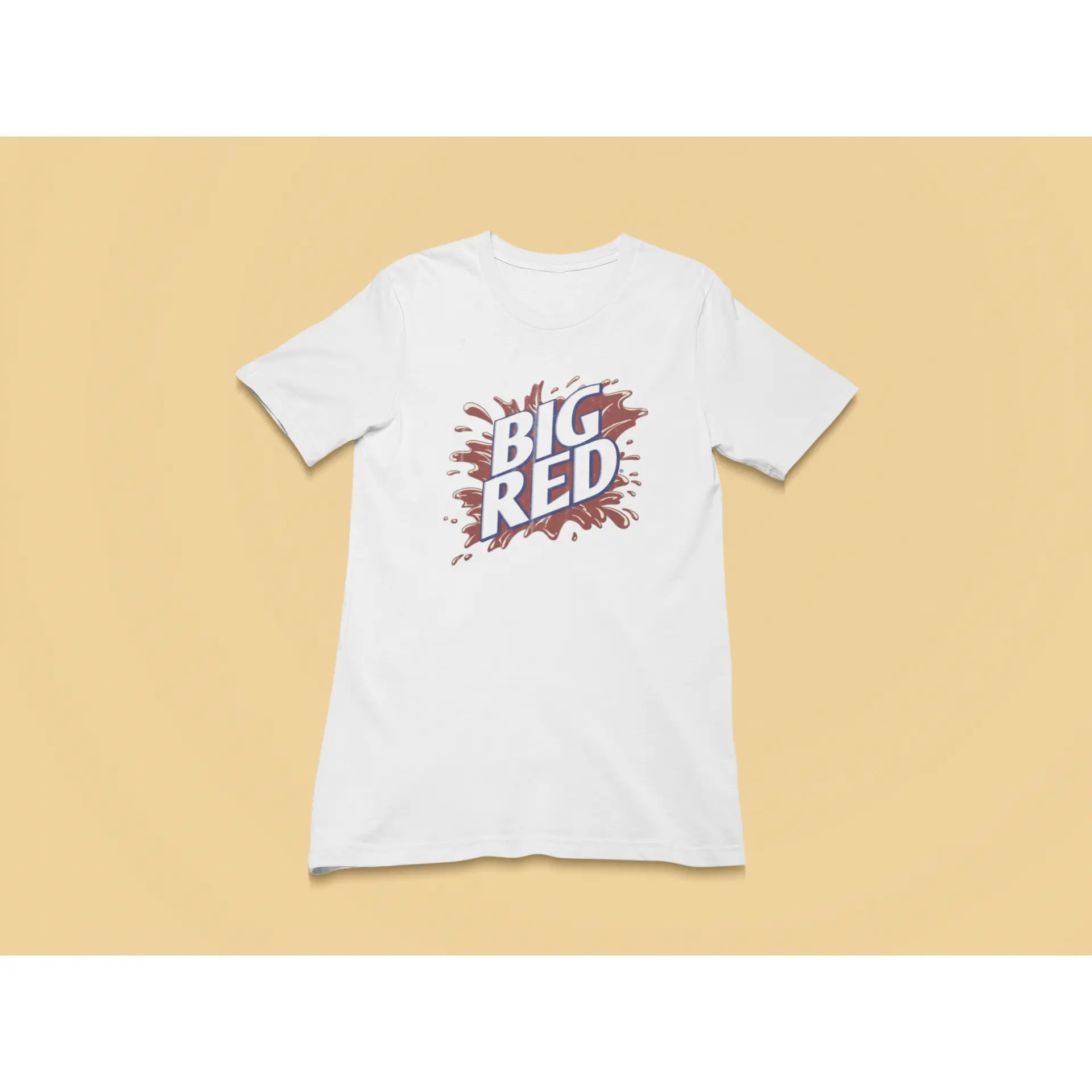 Unisex Garment-Dyed T-shirt (Big red)