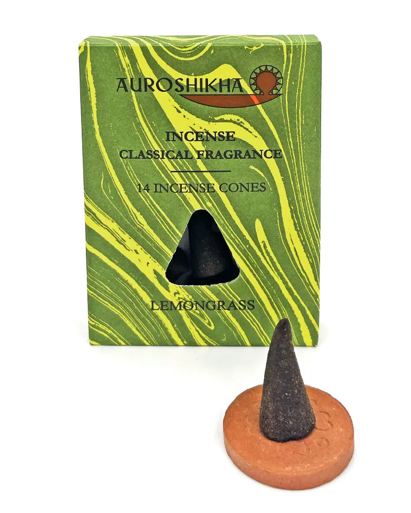 Lemongrass Incense Cones (14ct)