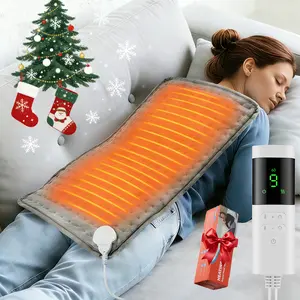 Electric Heating Pad for Back Neck Shoulder Abdomen Leg, 9 Heating Levels & 4 Timing Settings, US Plug