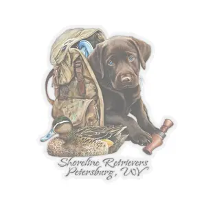 Shoreline Decal Puppy Backpack Logo
