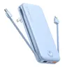 RETMSR 12000mAh High-Powered Portable Power Bank - Lightweight Mini Fast Charge Battery Pack with AC Plug, Type-C Interface, Compatible with Android Phones & Tablets, Blue Charger with Cable & Accessories, High-Powered Portable Power Banks