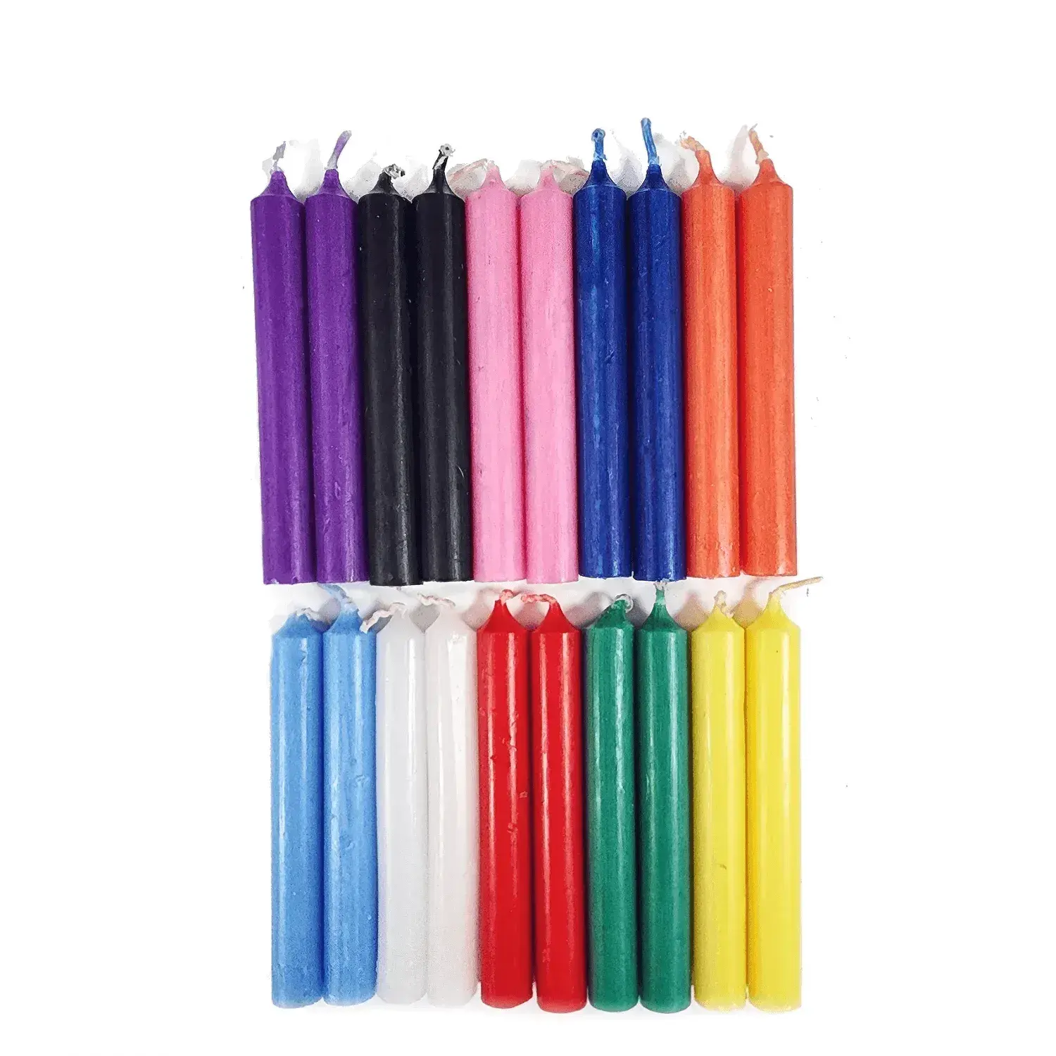 20 Piece Chime Candle Set 4" for Spells & Rituals