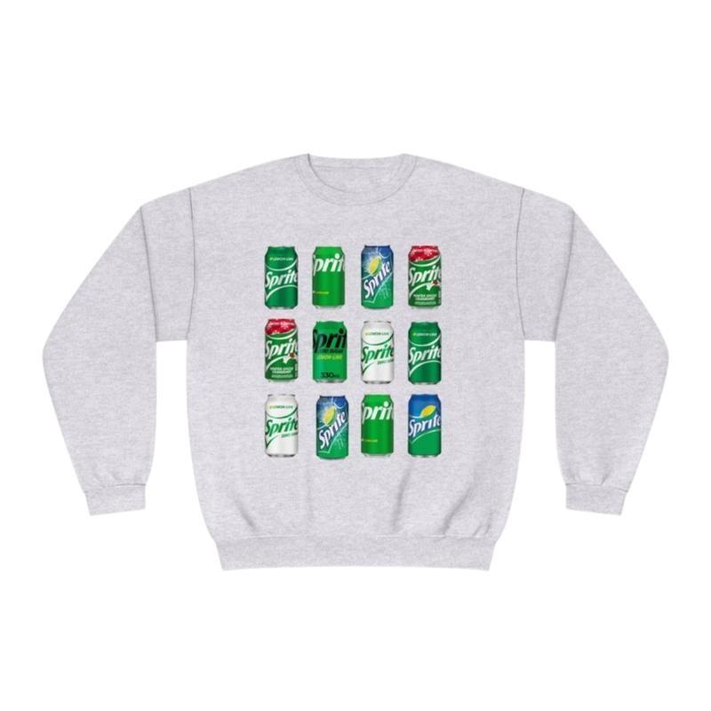 Sprite Unisex T-shirt Fun Gift For Soda Lover Retro Inspired Drink Shirt Unique Shirt For Party Or Sprite Tee Shirts, Sweatshirt, Hoodie Sweatshirt, Hoodie, Comfort Colors