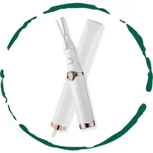 lashlume Rechargeable Electric Eyelash Curler with Heat Technology for Beautifully Curled Lashes