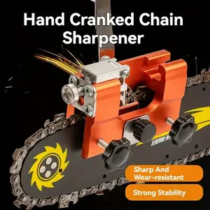 Portable Chainsaw Sharpener Set, Manual Chainsaw Sharpening Tool, Home Garden Chainsaw Accessories, Industrial Cutting Tools