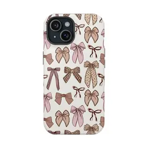Neutral Bows Phone Case, Durable, Shock-absorbing Two-in-one Mobile Phone Case, Suitable for IPhone 17 16 15 14 13 12 11 and Other Series Models, Can Be Given As A Gift To Friends or Family