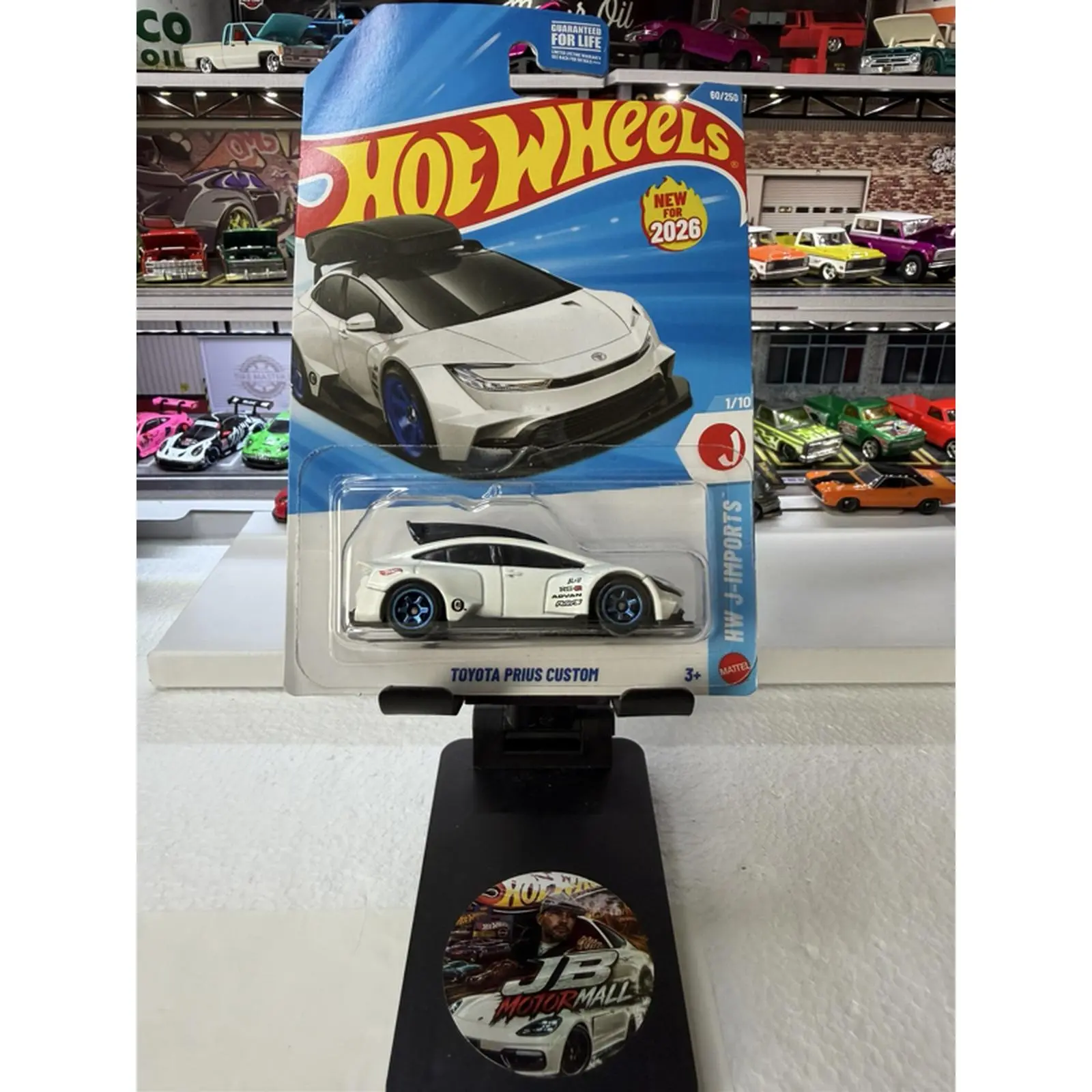 Hot Wheels Toyota Prius Custom 2026 Edition 1/19 Scale Die-Cast Model Car for Collectors