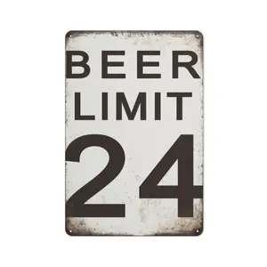 Man Cave Sign Beer Tin Metal Signs 12x8 Inch Vintage Waterproof UV-Protected Durable Ink Bar Decor for Garage Home Hanging Ornaments Hanging Ornaments Hangable