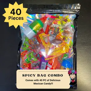40 pc Spicy Mexica Candy Bag