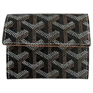 Goyard Marigny Wallet Black/Tan