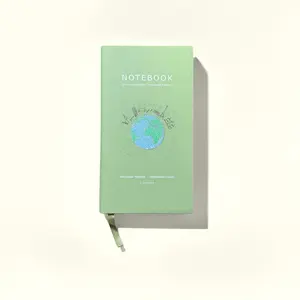 A6 Pocket Size Eco-Friendly Notebook, Crs Certified Recycled Travel Journal, Portable Mini Notebook for School & Office Note-Taking