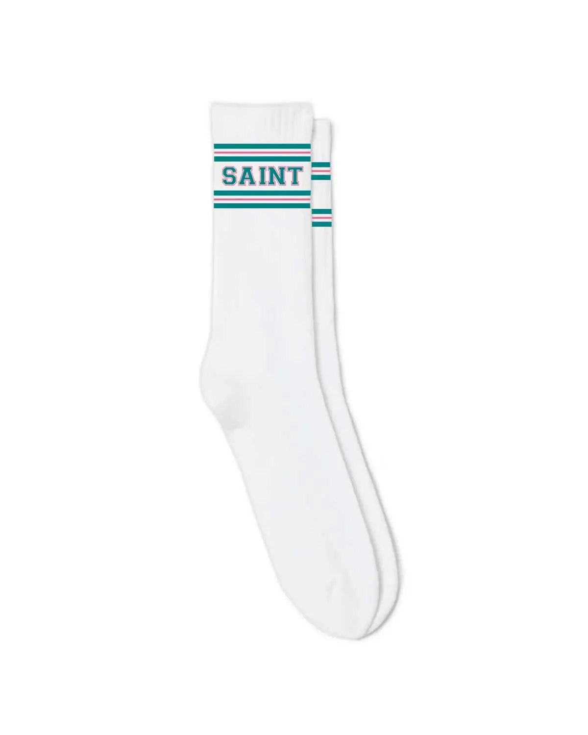 Saint Vanity Saint Socks Teal/Pink