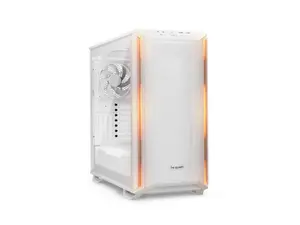 be quiet! Dark Base 701 Mid Tower PC Case | Mesh Front | Airflow Optimized | 3 Pre-Installed Silent Wings 4 Fans | ARGB Lighting with Controller | Tempered Glass | PWM and ARGB Hub | White