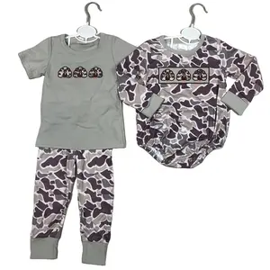 Boy Thanksgiving Clothing Turkey Outit Camo Clothing Set