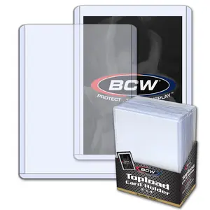 200 3X4 Toploaders with Penny Sleeves BCW