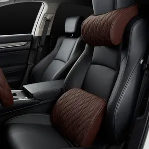 Car headrest, universal car lumbar support set