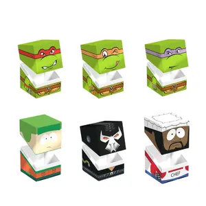 Ultimate Guard Squaroes Deck Boxes Assorted - 100+ Card Storage Durable Rigid Construction Secure Snap Closure Stackable Design Ideal for TCGs