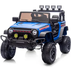 Hikiddo Kids Ride on Truck Car, 12V Ride on Toy Electric Cars for Kids w/ Remote, Bluetooth