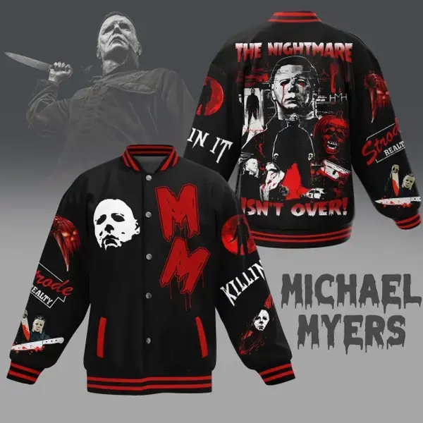 Michael Myers HG Baseball Jacket The Nightmare Isn’t Over