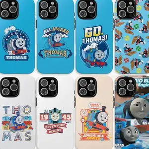 Thomas & Friends All Aboard Cartoon Train Phone Case Nostalgic Kids Gift For iPhone 11-17 Pro Max/Plus & Samsung Galaxy S23-S25