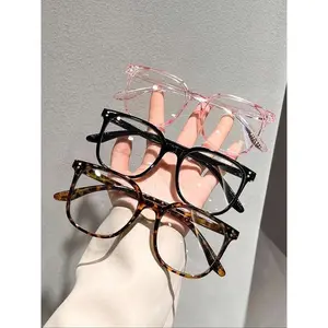 3-Pack Minimalist Square Frame Glasses | Unisex & Versatile for Work & Daily Use | Elevate your style in 2025.Gift