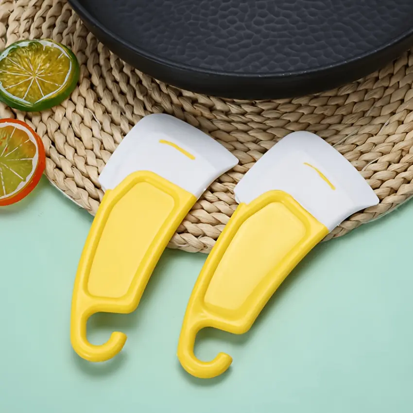 2 Pieces, Ergonomic Silicone Kitchen Scraper, Scratch-Free Silicone Pan Scraper, Oil-Resistant Dishwashing Scraper, Bowl Scraper, Dishwashing Scraper, Easy Cleaning Tool for Original Kitchen Surface, Kitchen Supplies