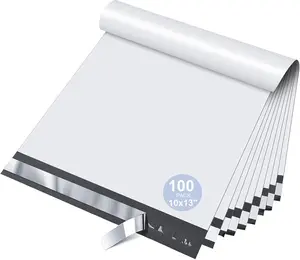 10x13 Poly Mailers 200 Pack, Durable Waterproof Polymailers for Shipping Clothes, Self Seal Mailing Bags for Small Business Packaging Supplies, Mailing Envelopes for Books, and Accessories