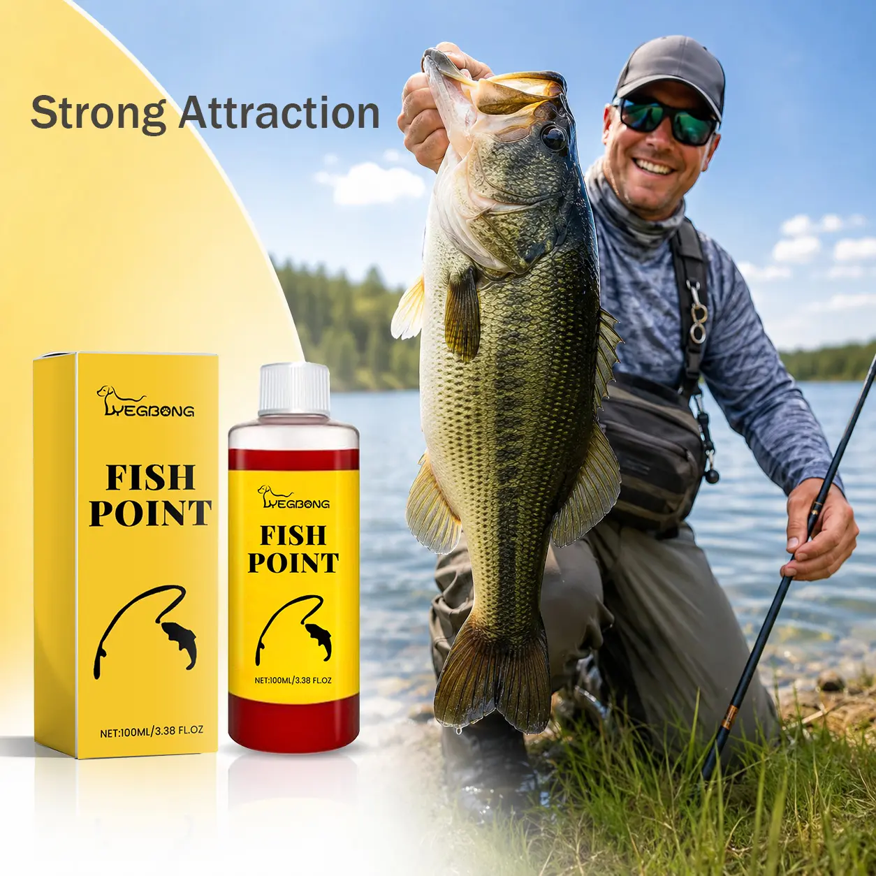 Yegbong Bloodworm Fishing Bait | Fish Attractant Additive | Freshwater Fishing Lure for Outdoor Lake & River Fishing Bloodworm Fishing Bait  Fishing Bait  Fish Attractant  Fishing Additive  Fishing Lure  Freshwater Fishing River Fishing