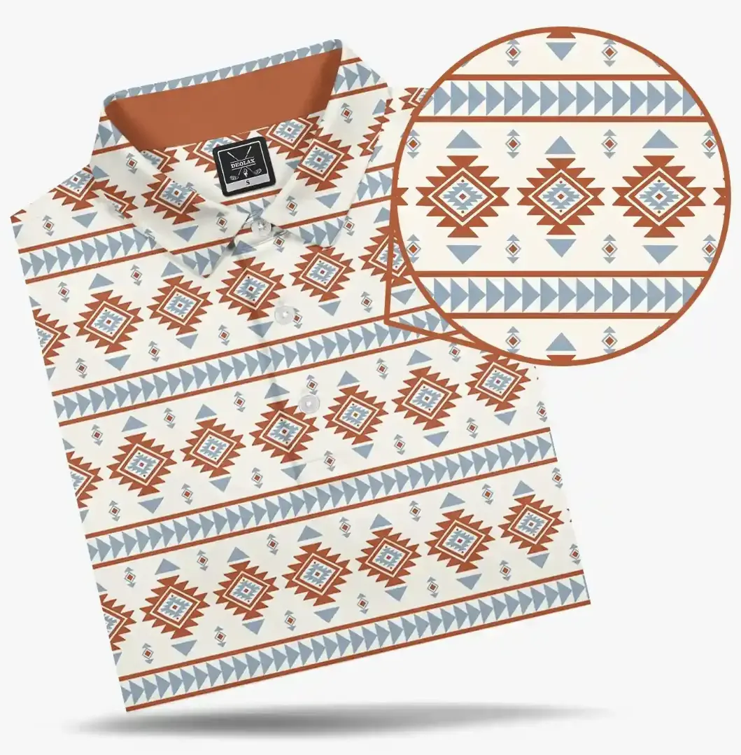 Deolax Brand - Southwest Aztec Polo