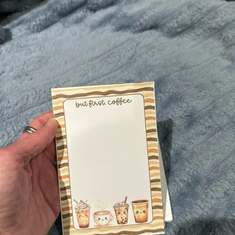 But first Coffee notepad