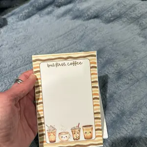 But first Coffee notepad